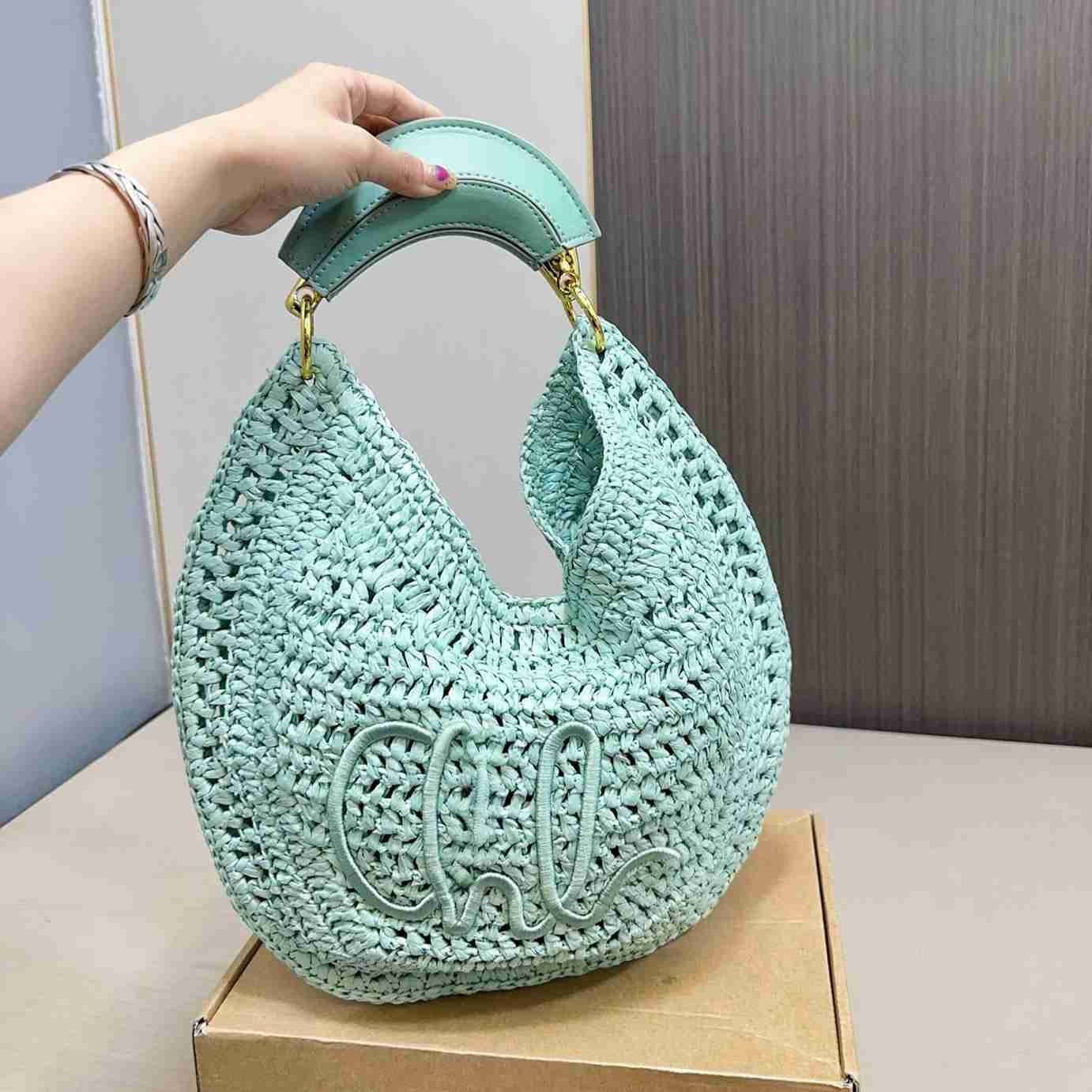 Totes 10A Designer bags Womens SUMMER BANANA Tote Bag Luxury Lafite Grass beach bag fashion weave Straw bag Raffias woven handbags vacation travel shopping bags top1