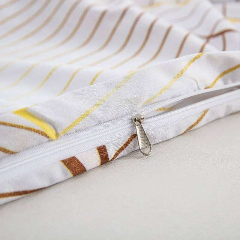 Gold Leaf Duvet Twin Full King Size Tropical Botanical Leaves Bedding Set Soft Microfiber Garden Farmhouse Comforter Cover H260311 - view 7