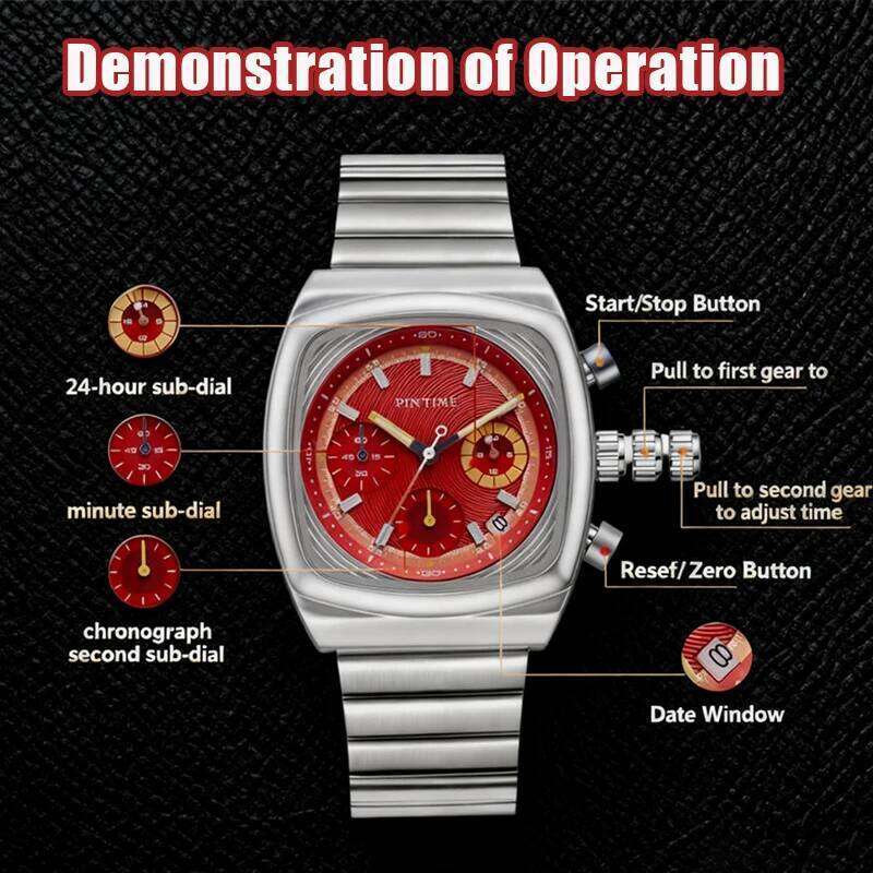 Men's wristwatch 2025 new square niche light luxury high-end men's trendy quartz Sports watch