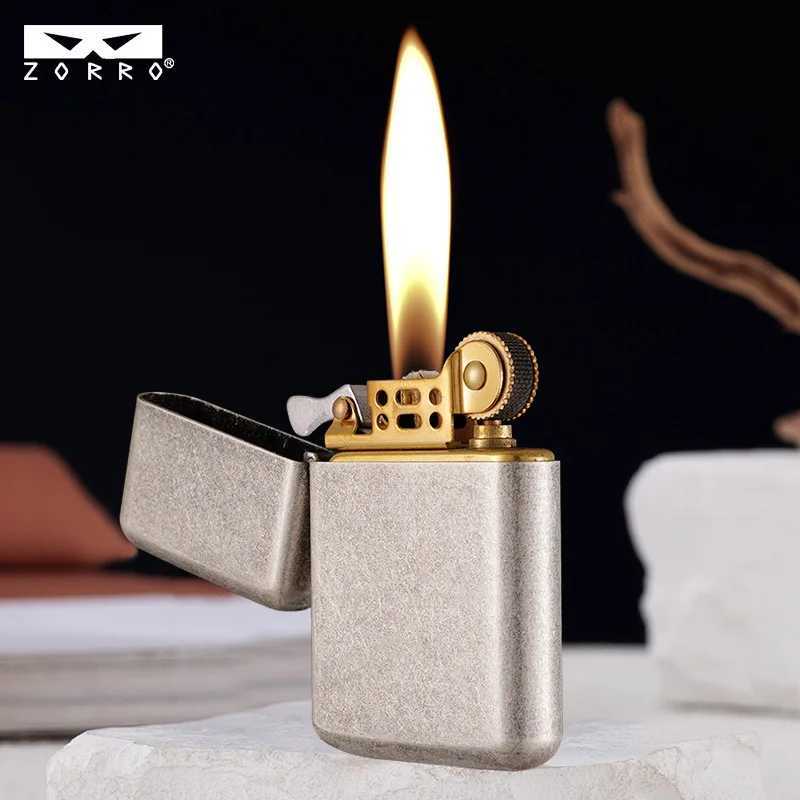 Z790 3rd Generation Brass Carving Phoenix Nirvana Retro Windproof Lighter High-end Classic Retro Oil Machine N260311