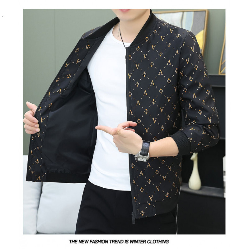 Luxury Brand Designer Clothes Exclusive For Foreign Trade: Men's Jacket 2024 New Korean Style For Teenagers And Students, Trendy, Simple, Versati