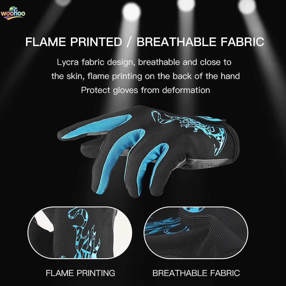 Touchscreen Mountain Bike Gloves Full Finger BreathabLE Gel Palm Summer Cycling Anti Sweat PROtection M260311