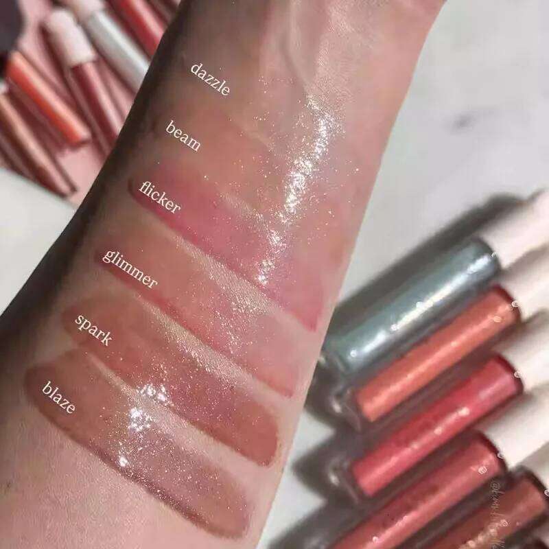 RARE BEAUTY 6-color Beam Fine Blaze Sparkling Lipstick and Smooth Lip Gloss A Natural Beauty That Accentuates Your Complexion W260311