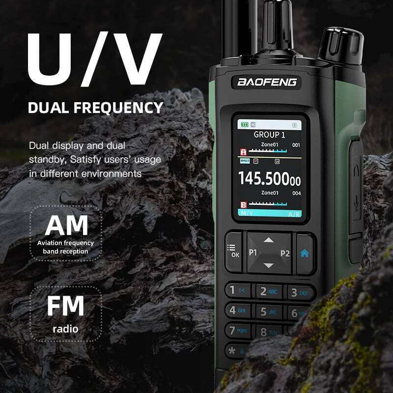 New BAOFENG DM32 Walkie Talkie DMR GPS 10W Programming Multi Band Wireless Copy Frequency Type-C DM-32UV Ham 2 Way Ra 26Y0311