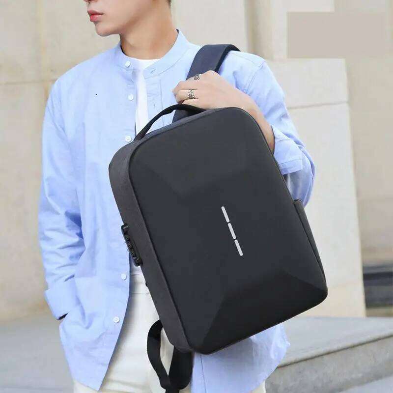 Business Men's Fashion Travel Waterproof Backpack High Quality Student Computer Bag Large Capacity Anti-theft Schoolbag H260311