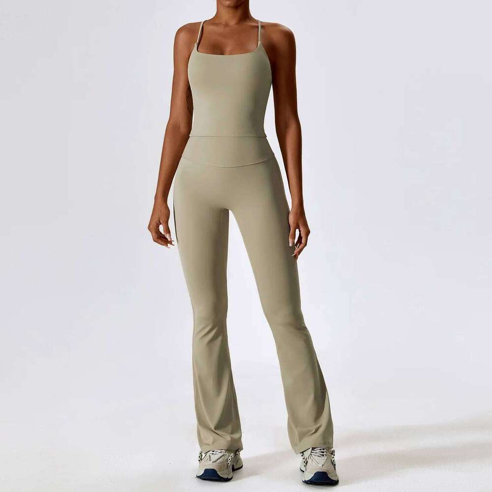 Yoga Set 2PCS Seamless Women Sportswear Workout Clothes Athletic Wear Gym Legging Fitness Bra Crop Top Long Sleeve Sports Suits 26H0311