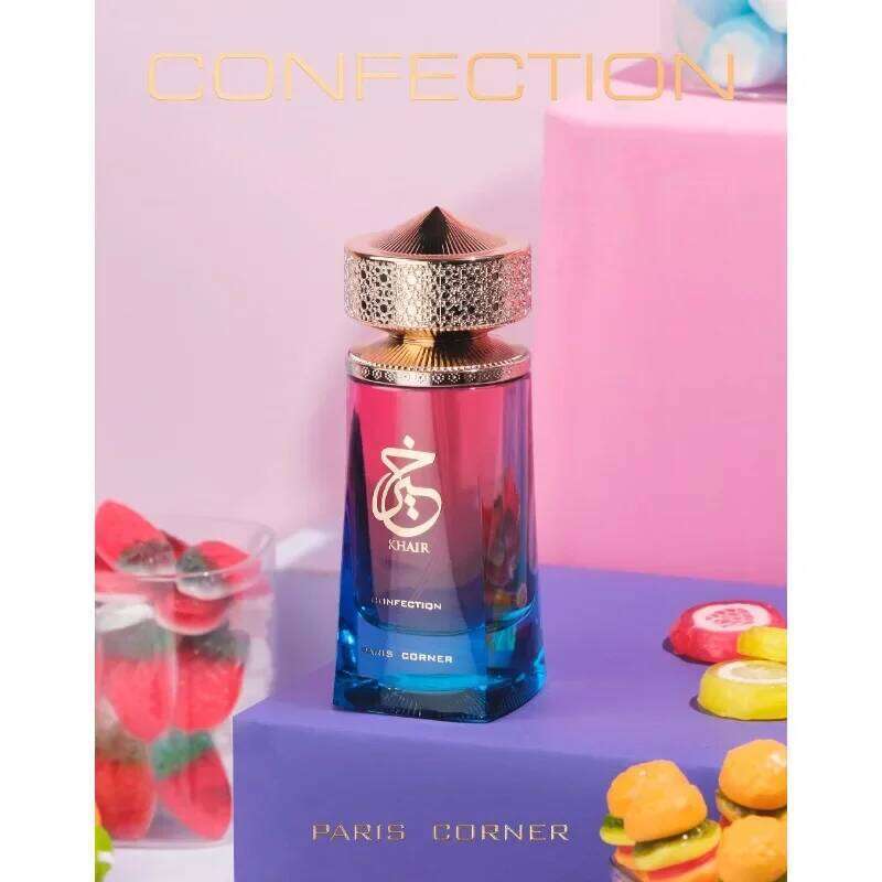 PARIS CORNER Khair Series EDP 100ml-Auspicious Arabian Perfume Meaning Goodness,Noble Pheromone Scent for Women&Men,Elegant Gift Z260311