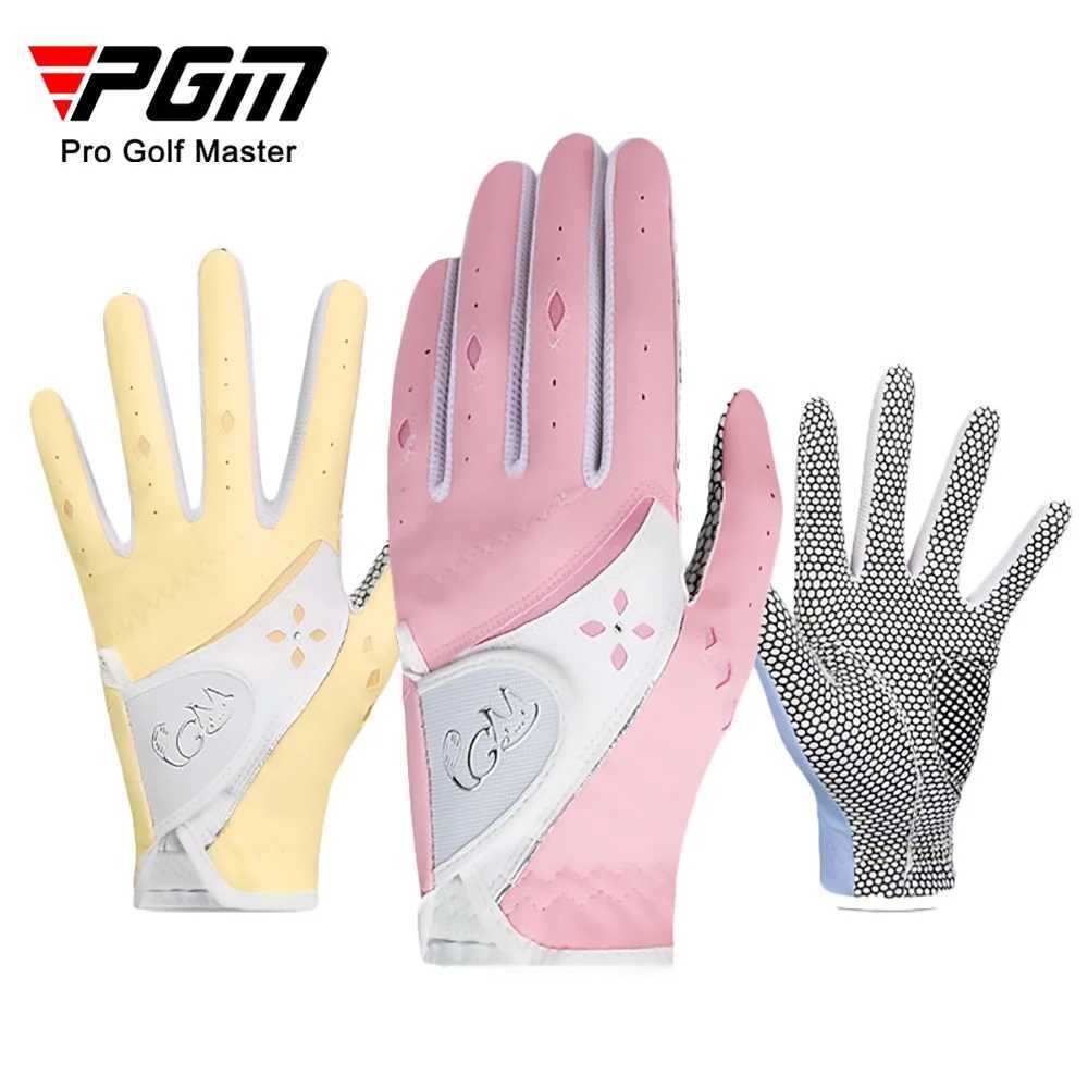 PGM Womens Gloves 1 Pair Soft Breathable PU Leather Non Slip Particles Outdoor Sports ST020 M260311