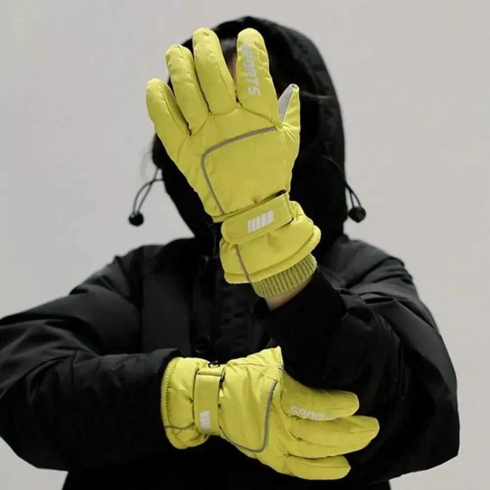Portable Winter Warm Touchscreen Ski Gloves Non-slip Snow Snowboard Outdoor Mittens Windproof Thicken Cycling Gloves M260311