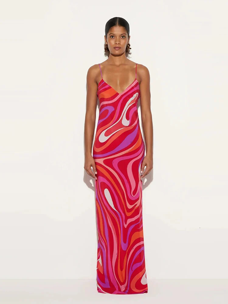 Print Halter Top Skirt Womens Suits Irregular Lace Up Backless Sleeveless Tank High Waist Skirts Sets Summer Lady Outfits i260306