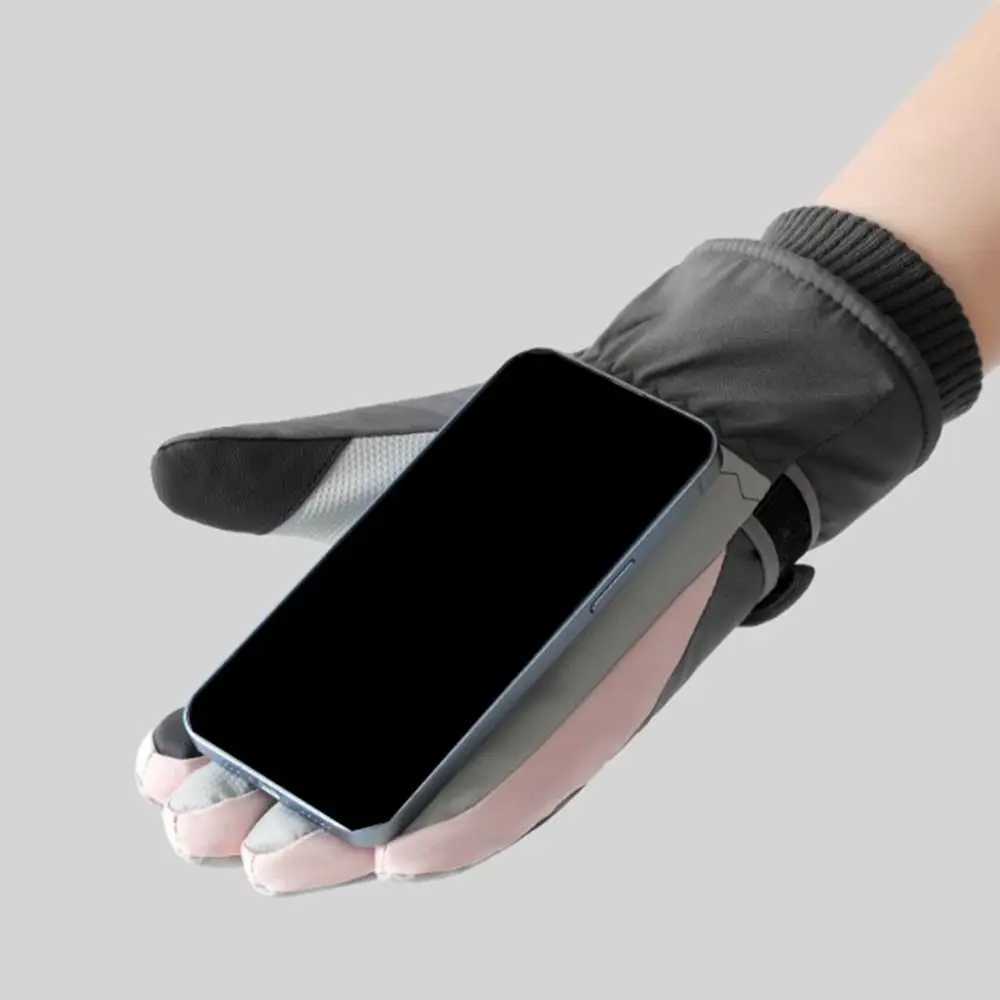 Ultralight Winter Ski Gloves Warm Anti-Slip Snowboard Mittens Full Finger Thicken Driving Gloves Men/Women M260311