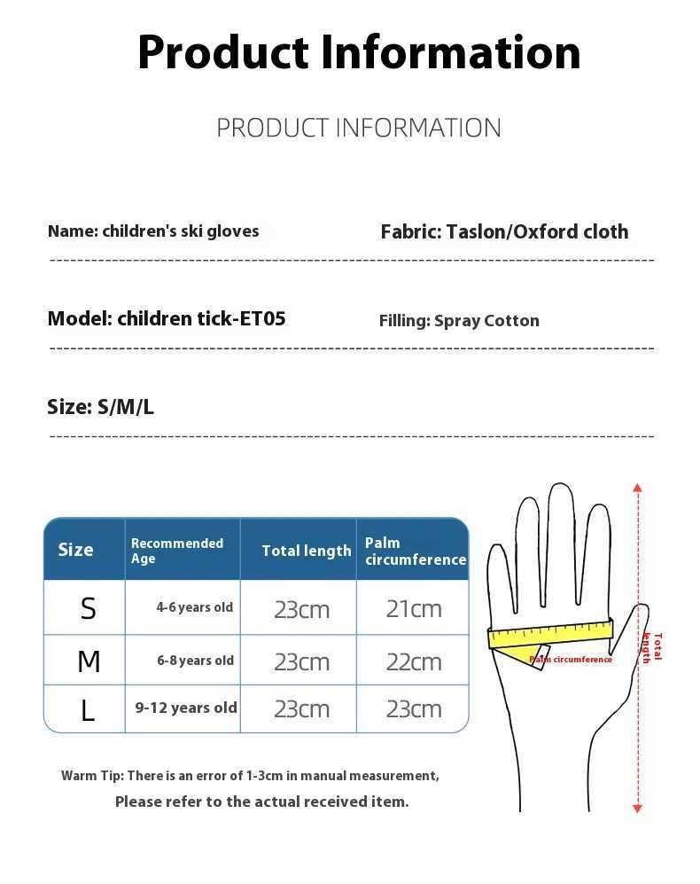 ski gloves winter warm skiing gloves with thick velvet and windproof touch screen cycling gloves M260311