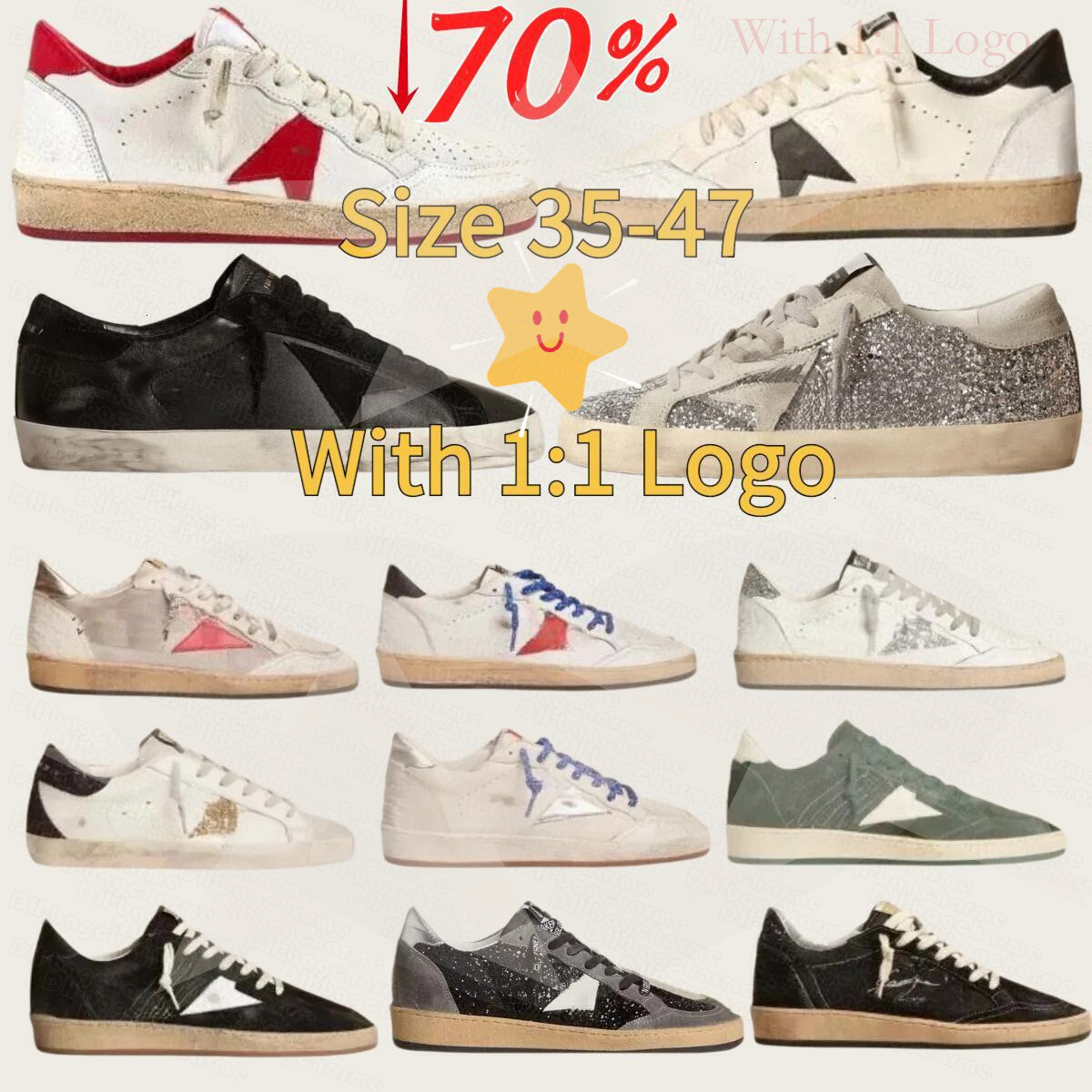 Designer Shoes Golden Goods star luxury woman man Athleisure Sneakers Running Shoes Super Star Suede Leopard Dirty shoes Classic and versatile sneakers G03
