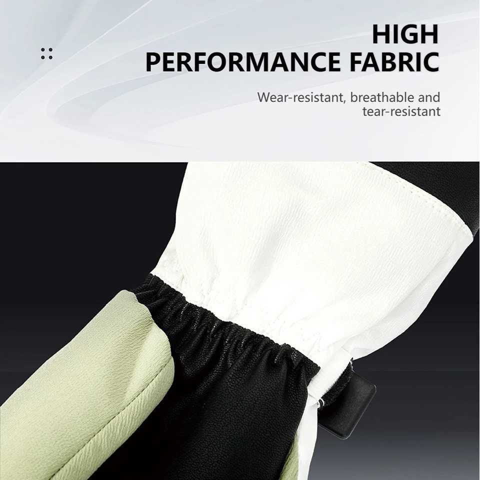 KoKossi Winter Thick Snowboarding Gloves Men Women Touch-Screen Skiing Gloves Ultralight Windproof Waterproof Outdoor Sports M260311