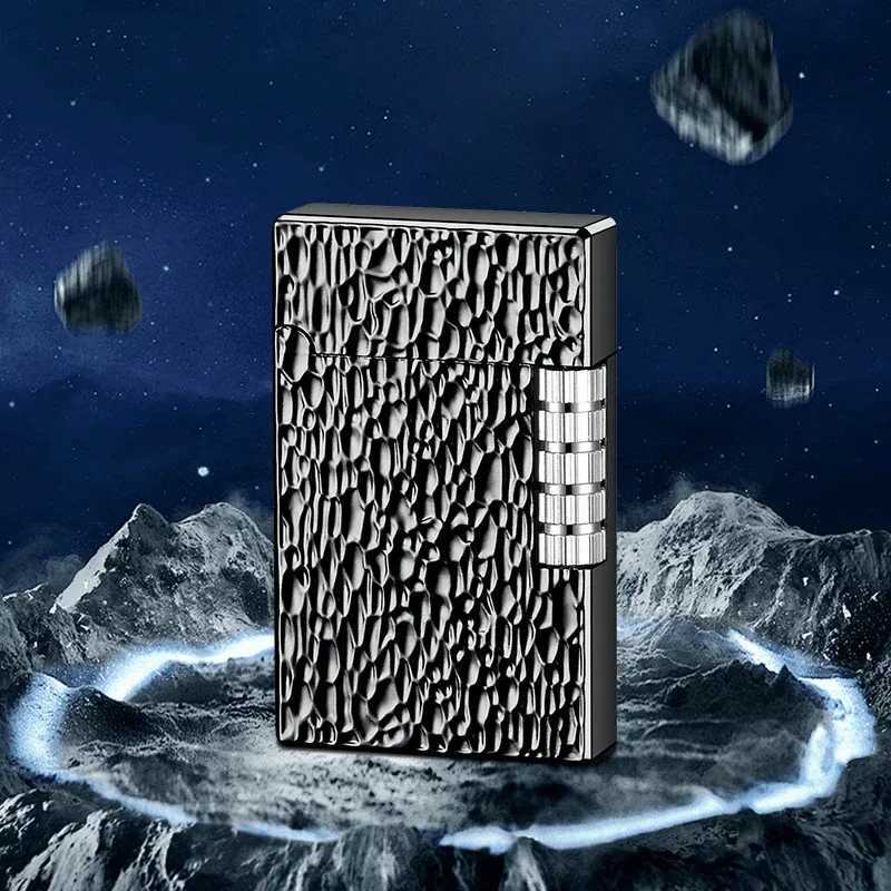 Cheap Loudly Grinding Wheel Lighter Gas Lighters Butane Grinding Wheel Flame Mini Metal Gadgets for Men Smoking Accessories N260311