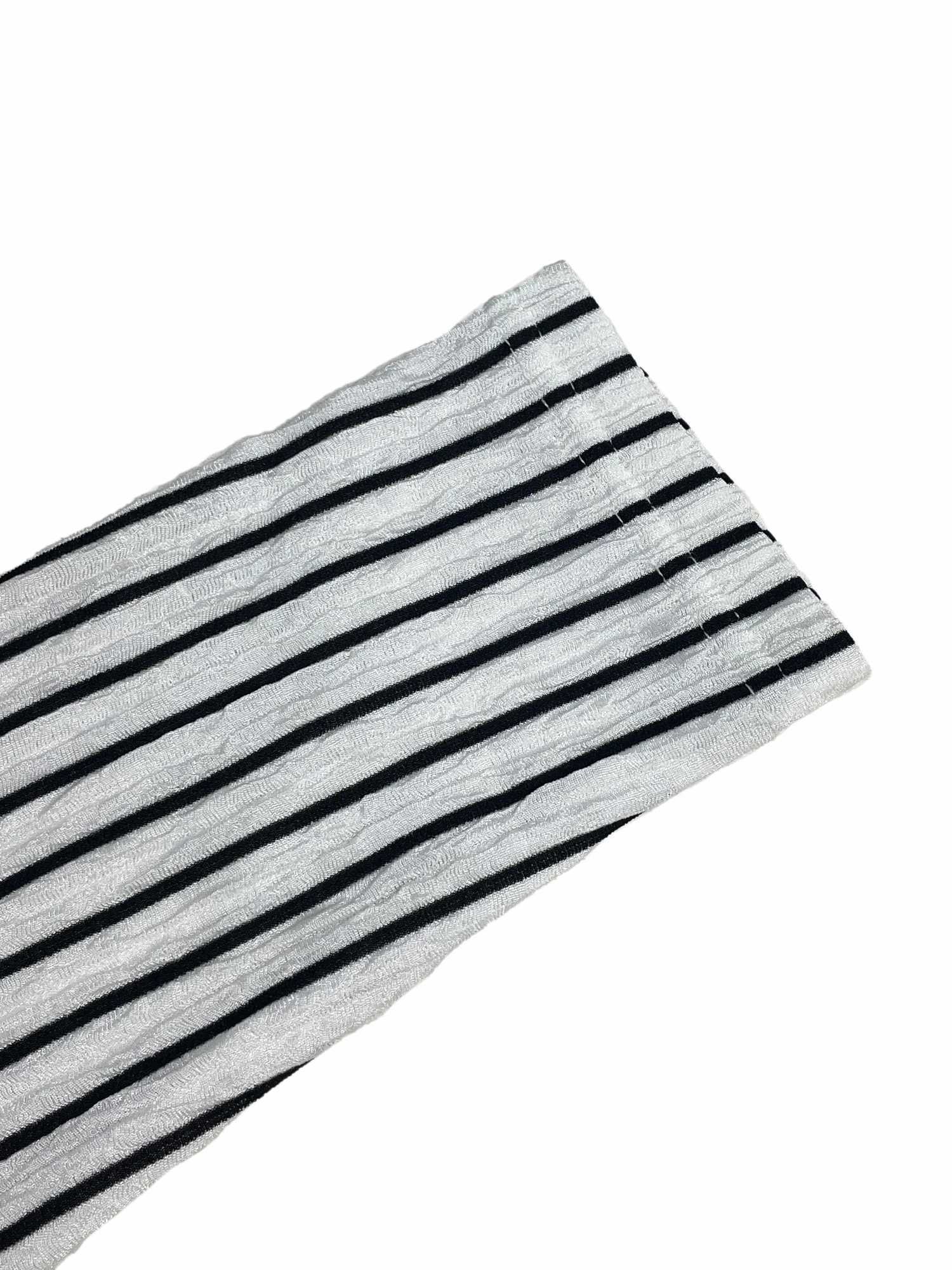 Womens Striped Knit Long Sleeve Dress Waist Cut Out Tie Design Slim Fit Elegant Fall Winter Fashion Moderate Fabric Thickn M260311