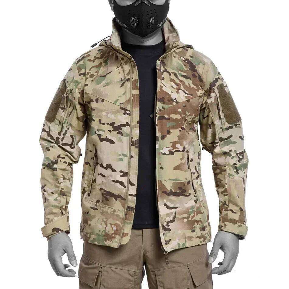 Delta Combat GEN.4 Tactical Softshell Breathable Wear-restant Waterproof Outoor Hunting Jacket Hiking Commuting Tops Coat 26H0311