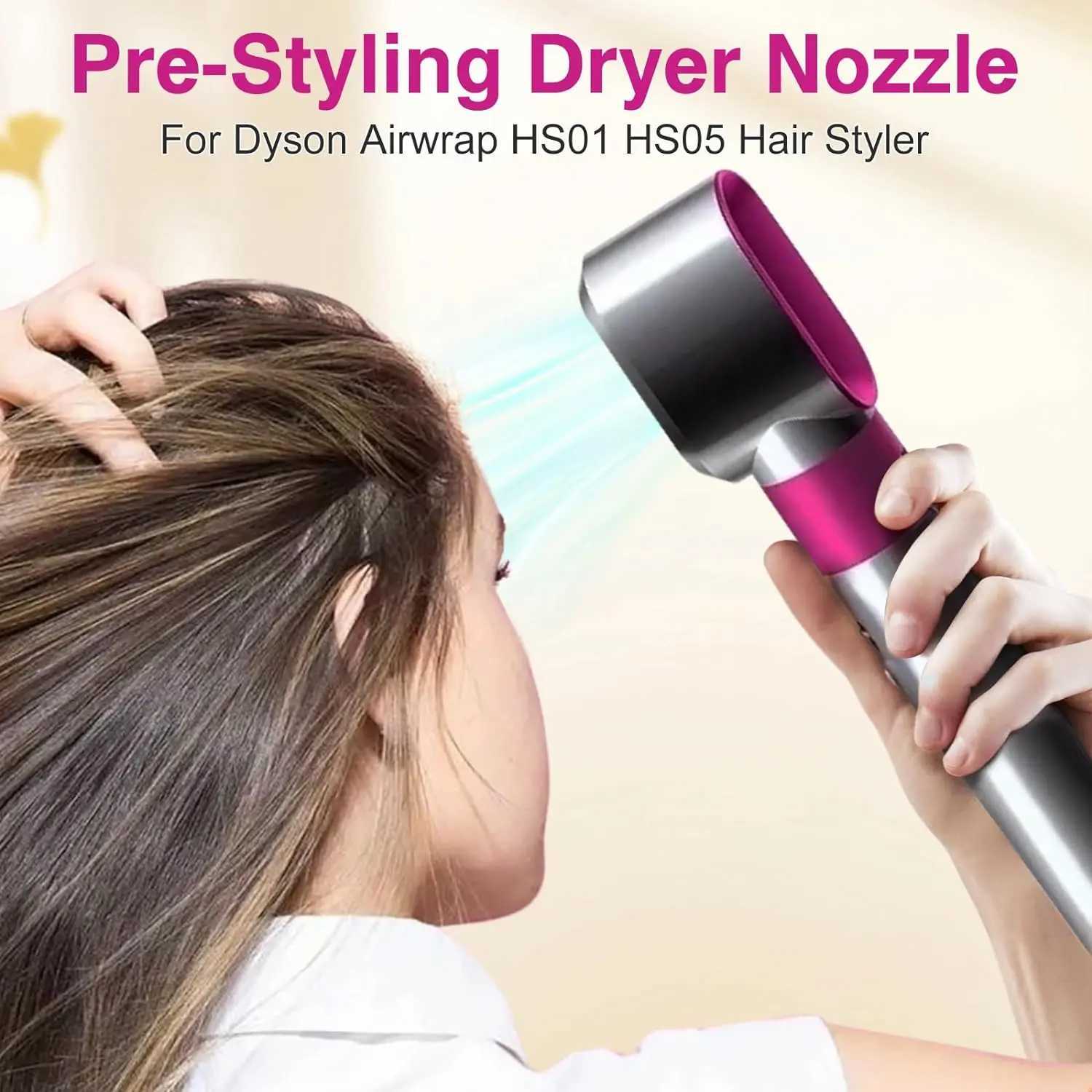 Hair Styler Curler Modeling Nozzle For Dyson Airwrap HS01 HS05 SenCiciMen X9 Hair Dryer Pre-Styling Nozzle Accessories Parts X260311