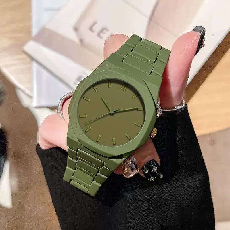 "Essential Wristwatches for Urban Elites | Octagonal Design Casual Quartz Watch Men's and Women's Business Wristwatch"