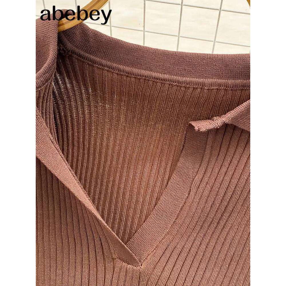 Women Korean Knitted Long Sleeve V Neck Elastic Slim Pencil Dresses 2026 Autumn Sexy Bodycon Sweater Dress Z260311