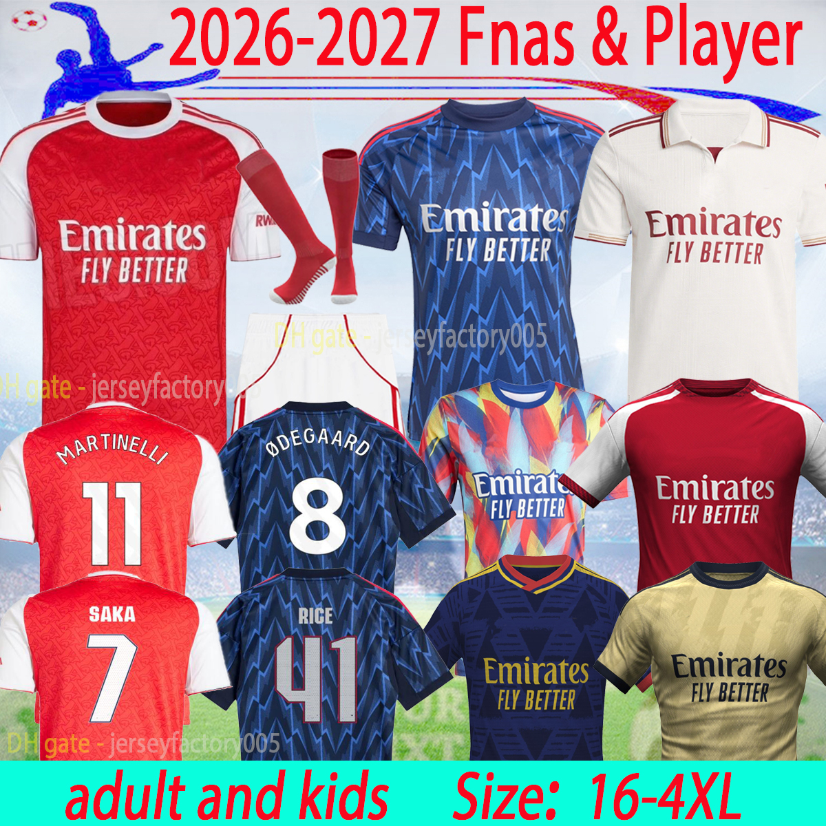 26 27 SAKA Arsen RICE G.JESUS soccer jerseys special edition 2026 home 3rd kids kit ODEGAARD J.TIMBER HAVERTZ TIERNEY WILLIAN SMITH ROWE football shirt 16-4XL