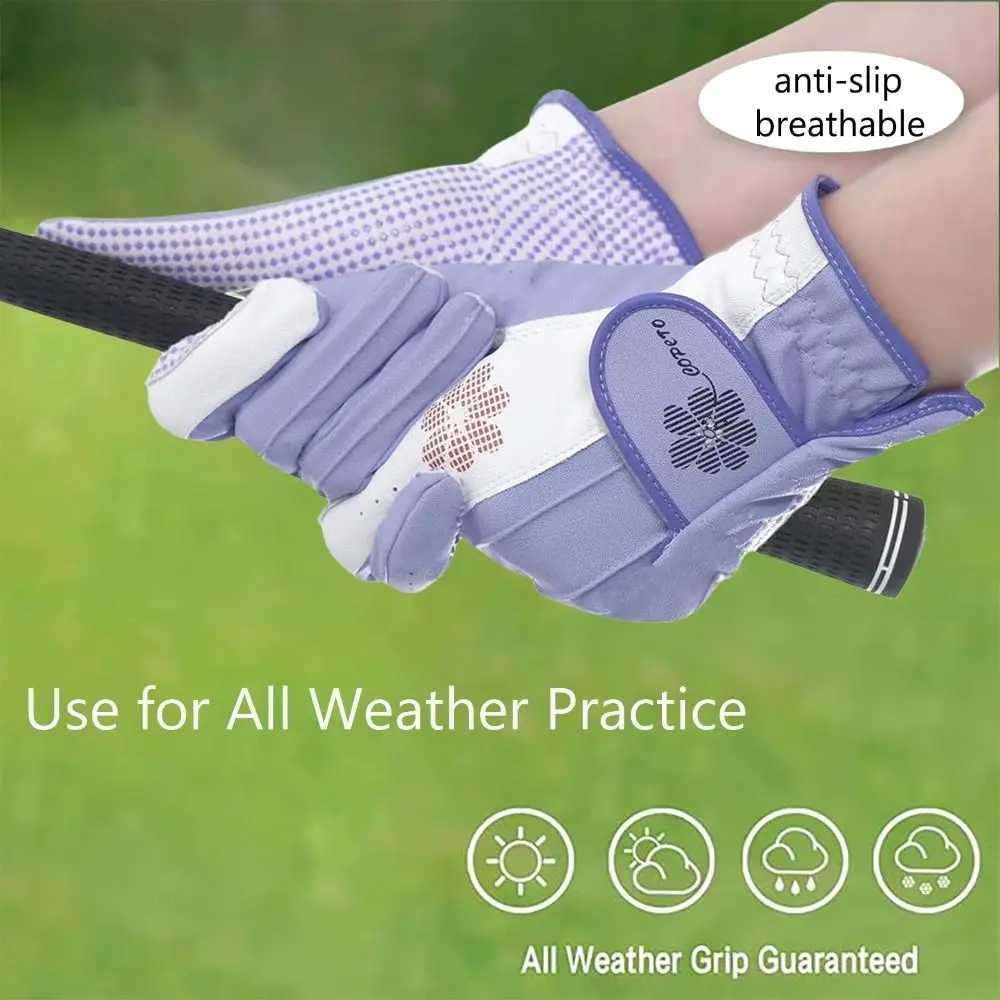 A Pair Anti-slip Gloves Enhanced Grip Breathable Womens Glove Comfortable Wear-resisting Ladies Gloves M260311