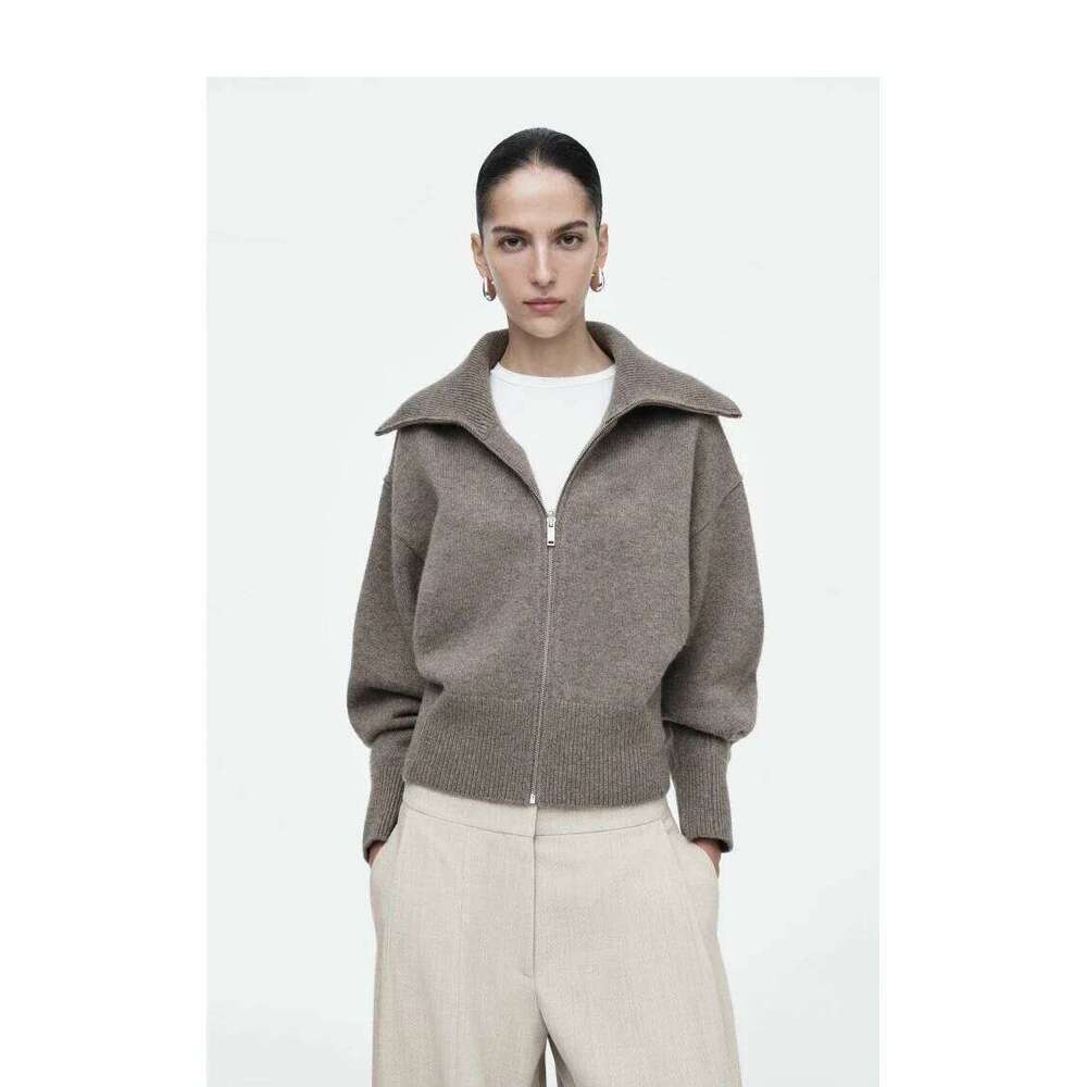 Ethereal MD 2026 YAZHIMEI cos mod spring new style of Ladies' casual standard fit waist-cinching knitted pilot jacket