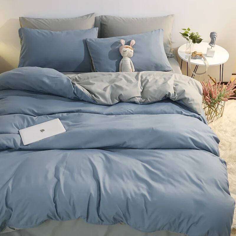 Mustard Yellow Bedding Comforter Sets Cotton Quilts King Size Modern Blankets Soft Durable Bed Linens H260311 - view 6
