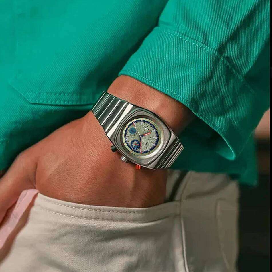 Men's wristwatch 2025 new square niche light luxury high-end men's trendy quartz Sports watch