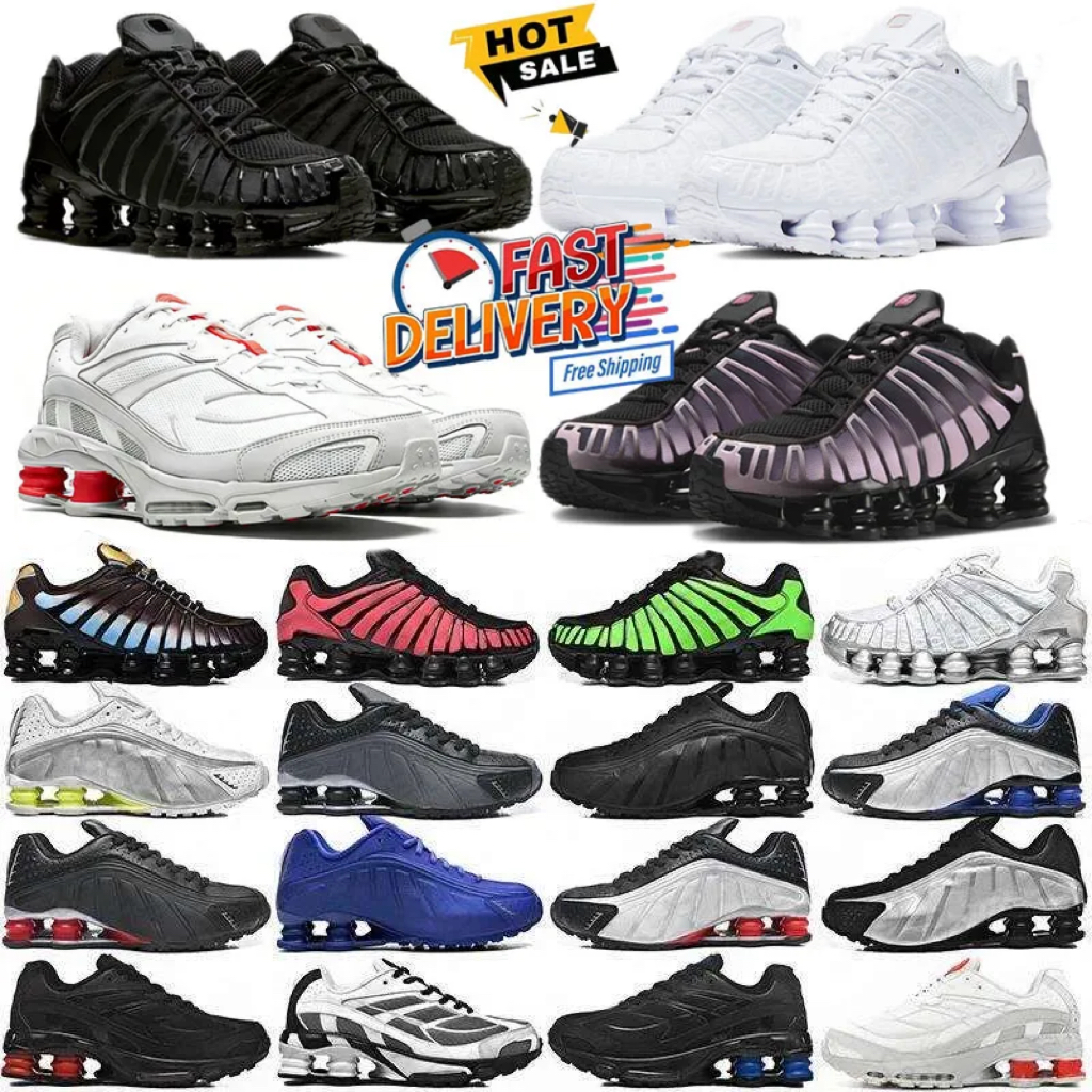 Men Women shox tl Running Shoes Designer Sneakers Mens Trainers White Black Gold Grey Breathable Athletic Outdoor Sports Sneaker Fashion Runner Size 36-46