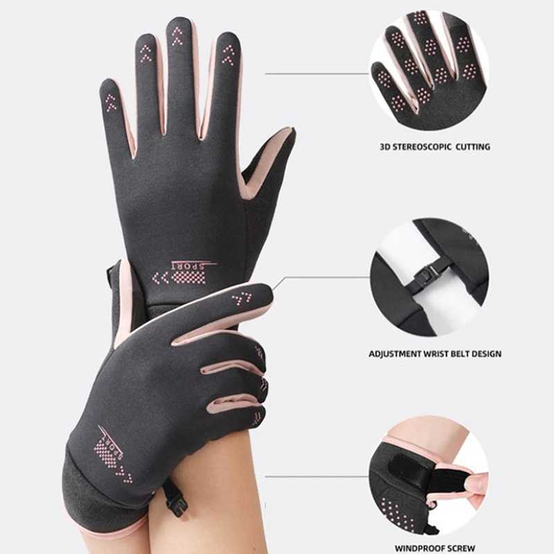 New Motorcycle Gloves Protective Gear Racing Gloves Anti-slip Waterproof Windproof Touchscreen Winter Warm Full Finger Gloves M260311