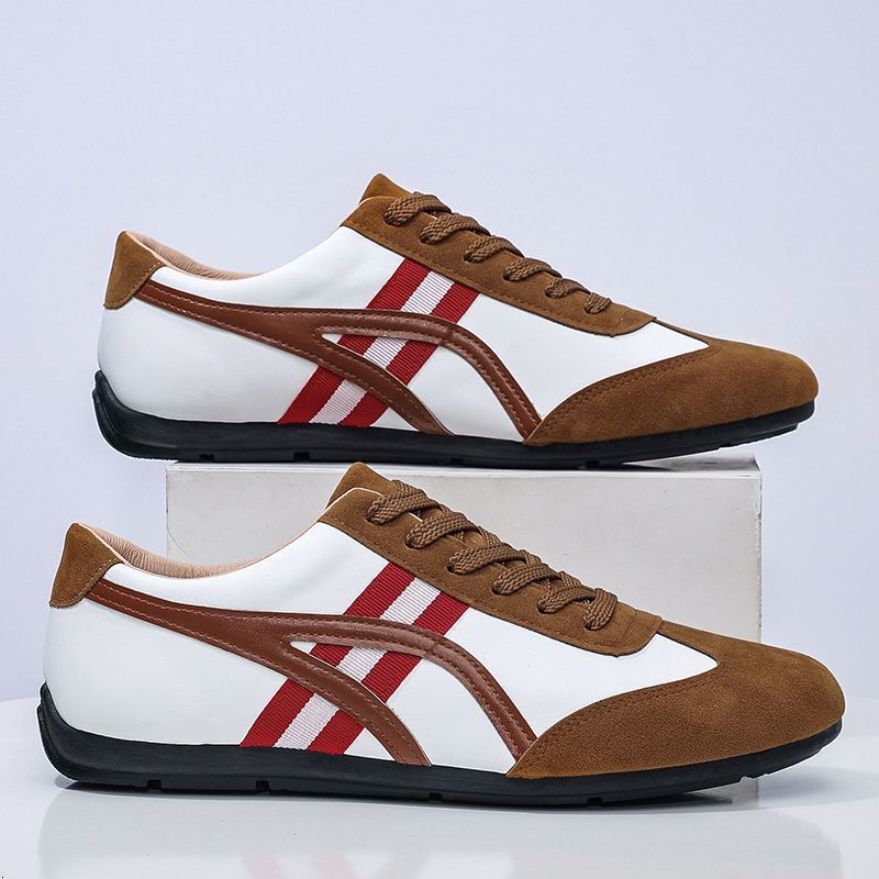 2026 Autumn/winter New Style Leather Waterproof Casual Shoes - Low Top Luxury Multi-functional Loafers - Sport Shoes - English Style Lace-up Flat Shoe