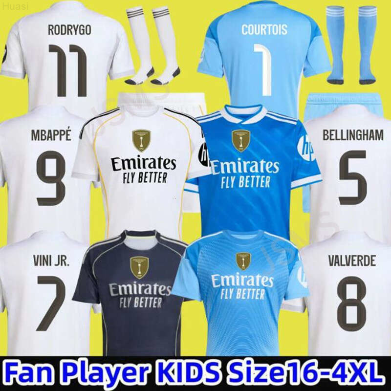 2025 2026 soccer jerseys 25 26 Real 4Th MadriDS football shirt CAMAVINGA Mbappe MODRIC VADE Fourth camiseta men kids uniforms VINI JR BELLINGHAM ARDA66