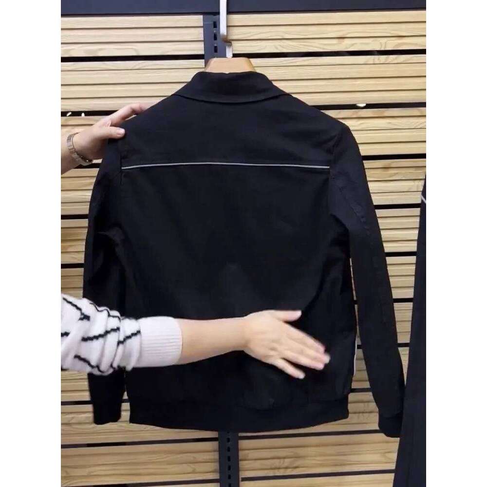Spring New Men's Slim and Versatile Casual Fashion Korean Sports Two-Piece Suit set men tracksuit 26H0311