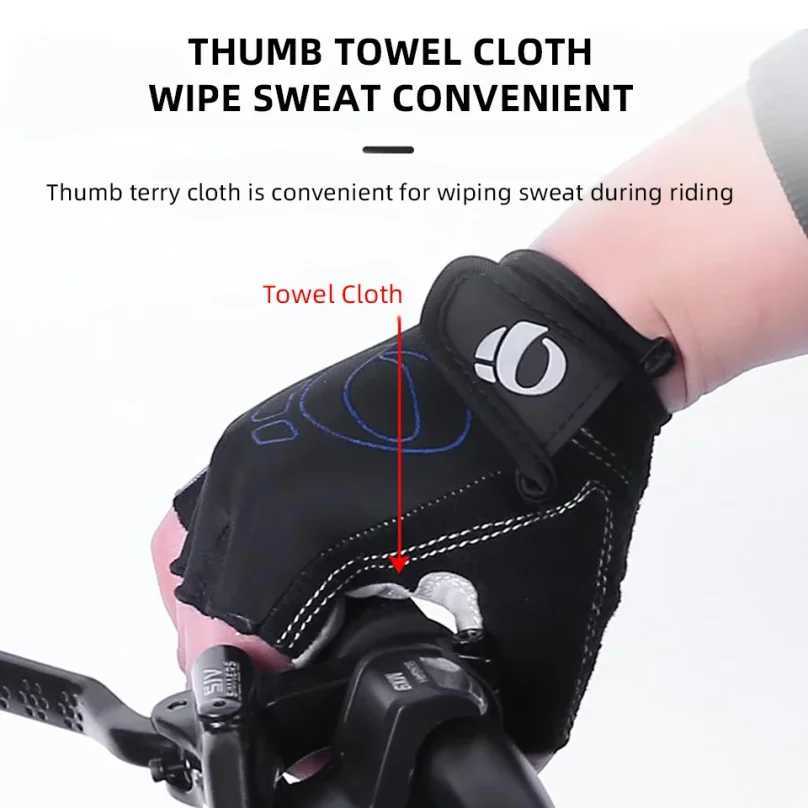 Bicycle gloves bicycle half finger sports gloves Anti slip shock-absorbing gymnastics training bicycle gloves Bicycle equipment M260311