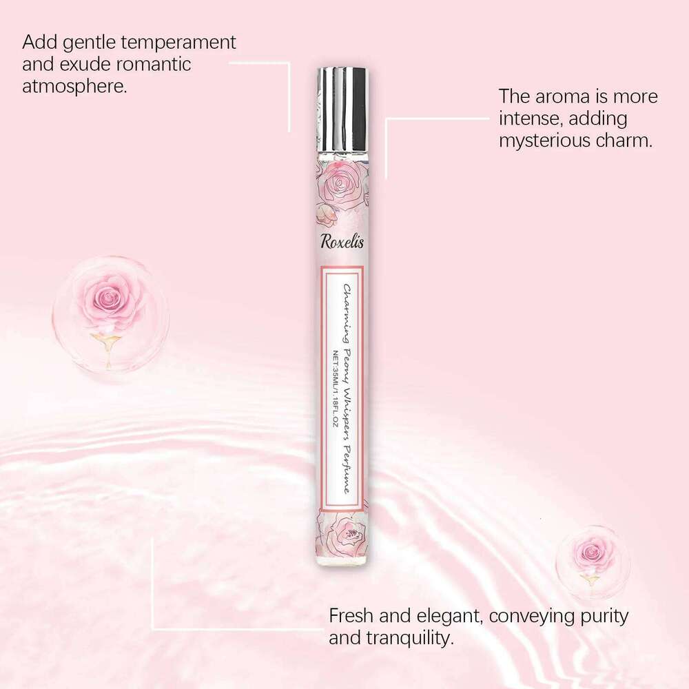Roxelis 35ml Charming For Women Luxury Floral Elegant Fragrance Deodorant Alcohol-Free Refreshing Peony Perfume Z260311