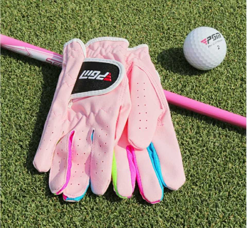 1Pair PGM ST010 Glove Children Sweat Absorbent Microfiber Fabric Anti Slip Soft Breathable Abrasion Boys Girls Sport Glove M260311