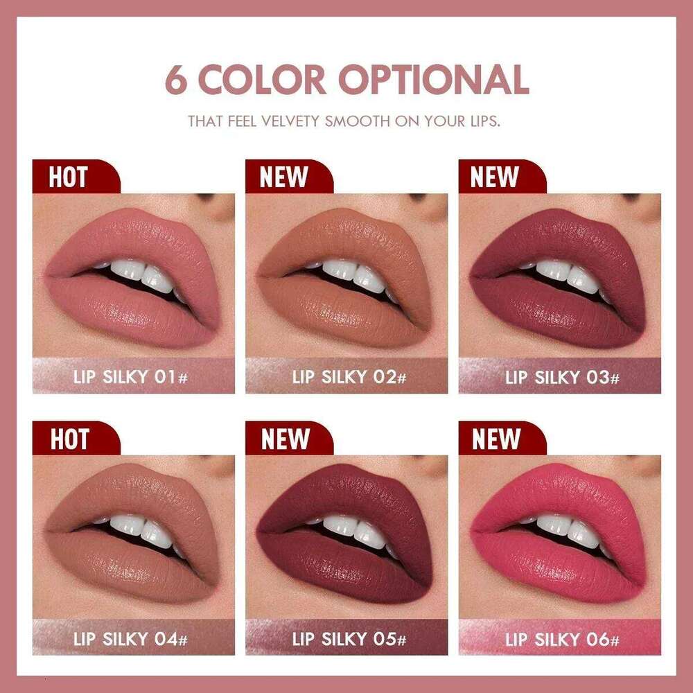 1PC Moisturizing Lipstick, Long-lasting, Waterproof, Non-Stick Cup, Smooth, Ideal Gift for Girls W260311