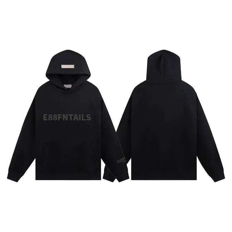 Luxury Extra Large Double Row Letter Logo 2025 Autumn/Winter Men's Women's High Street Y2K Pure Cotton Hoodie L260617