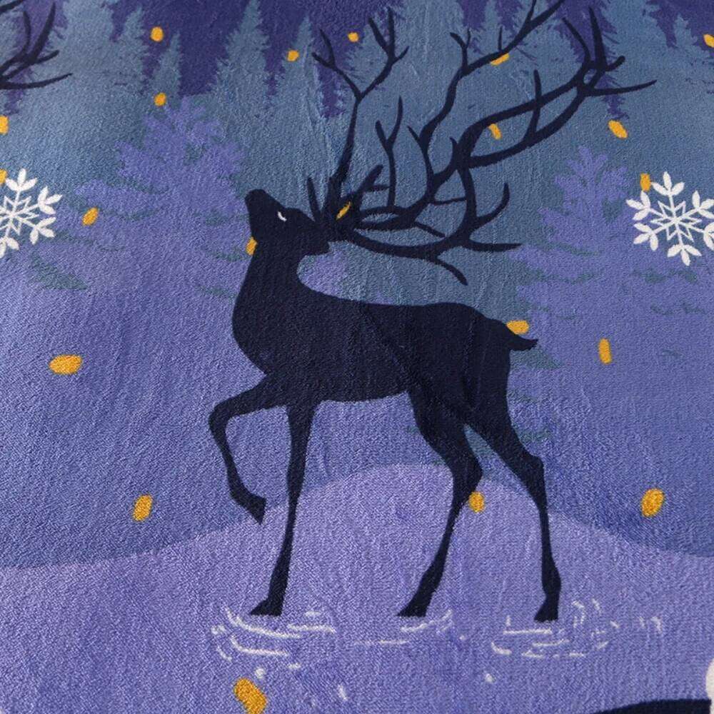 Double-Sided Milk Velvet Four-Piece Thickened Winter Warm Soft Bedding Set Floral Printed Quilt Cover Pillowcase Bed Skirt H260311 - view 6