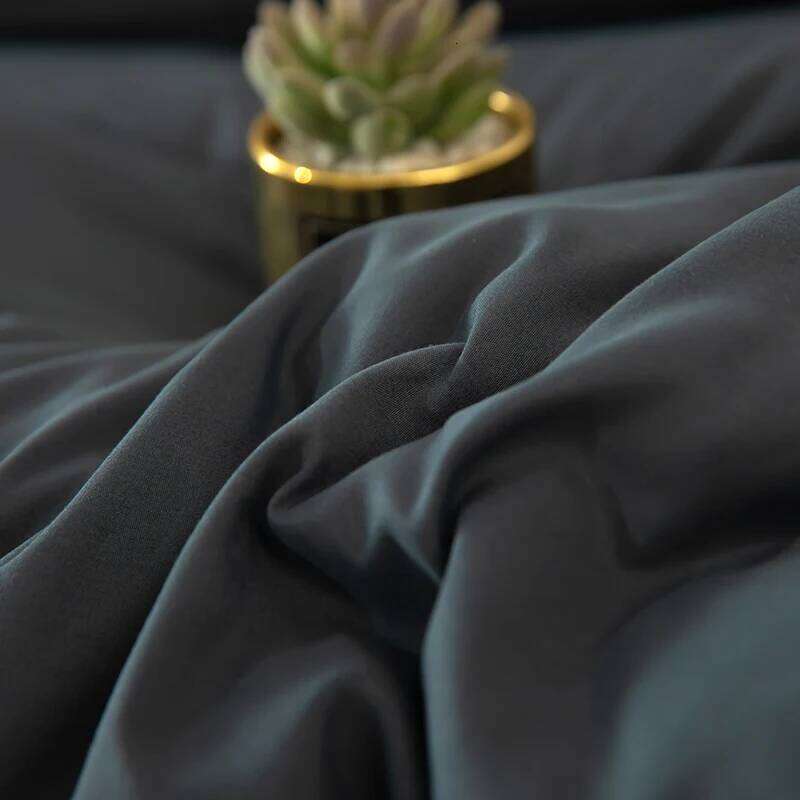 Bonenjoy Bedding Solid Color Sheet Brushed Bedclothes Single/Double/Queen Size Bed Linen Home Quilt Cover Set H260311