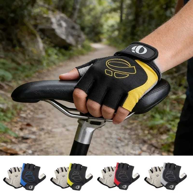 Cycling Gloves Anti Slip Shock Absorbing Breathable Half Finger Sports Training Gear for Mountain Bike Road Cycling M260311