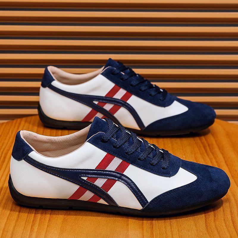 2026 Autumn/winter New Style Leather Waterproof Casual Shoes - Low Top Luxury Multi-functional Loafers - Sport Shoes - English Style Lace-up Flat Shoe