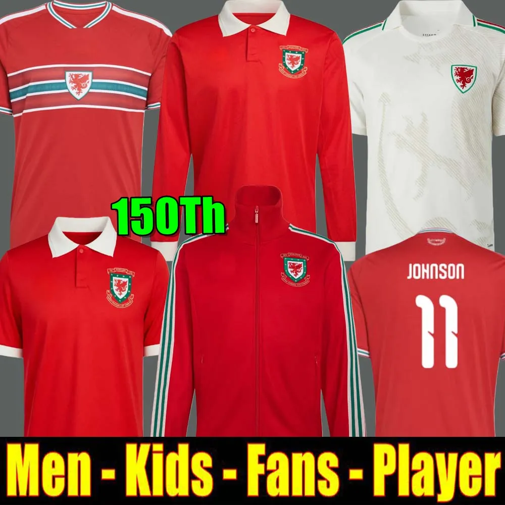 2026 World Cup Wales soccer jerseys JAMES BALE Men 26 27 Home Away goalkeeper Training fans player Welsh football shirts top