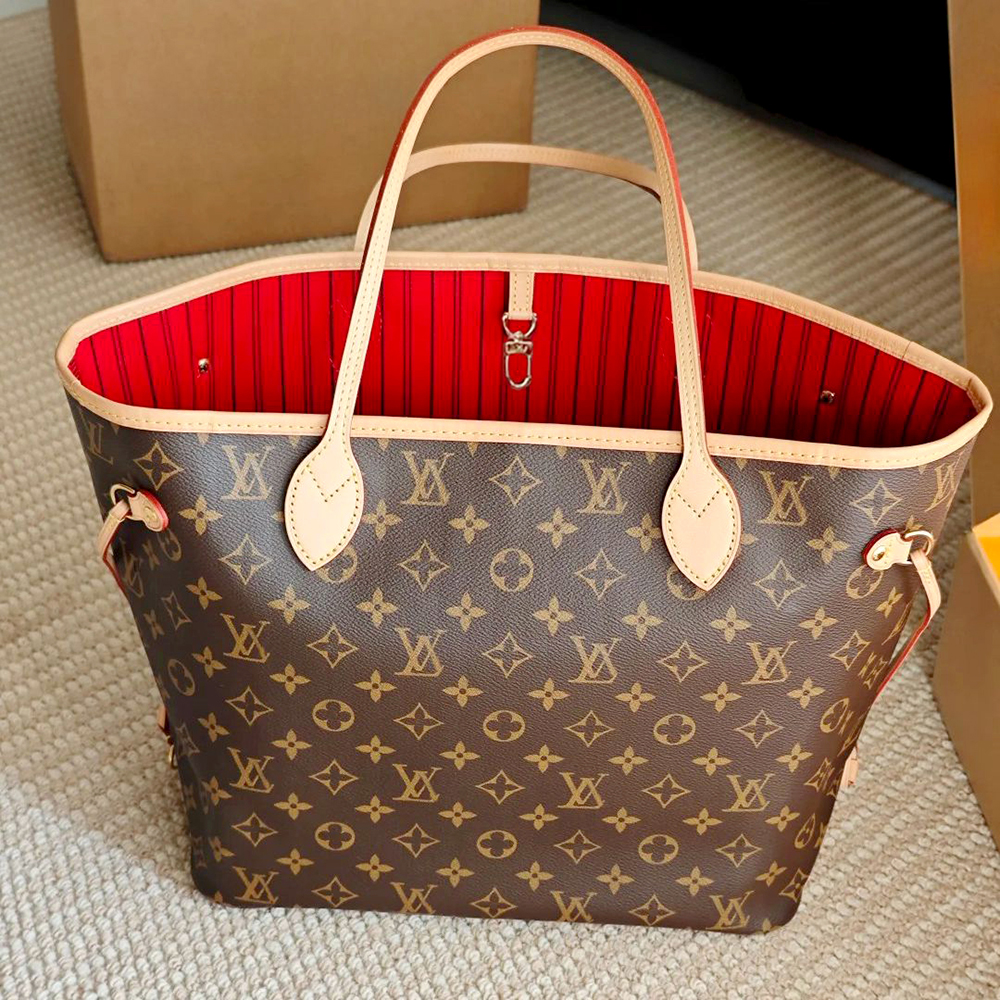 Tote Designer BagTote Bag Designer Shoulder Bag MM Leather Womens Large Luxury Handbag With Mini Purse Classic Flower Checked Bag 10A