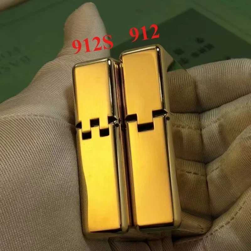 Heavy Duty Armor Brass/Titanium Windproof Kerosen Lighter Hinged Metal Gasolin Lighter Mens Gift N260311