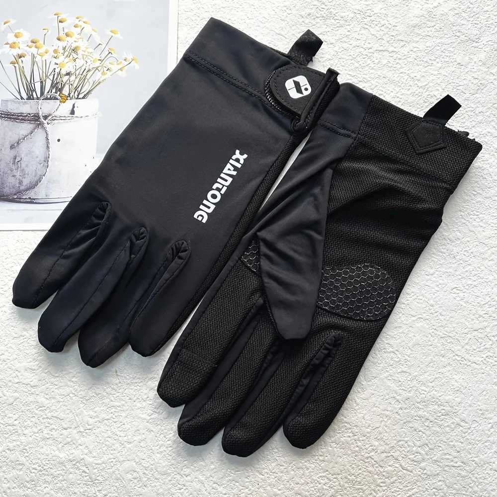 1Pair BreathableNon-Slip GlovesTouchscreen-Compatible FingertipsDesigned for Outdoor Sports Suitable for Both Men and Women M260311