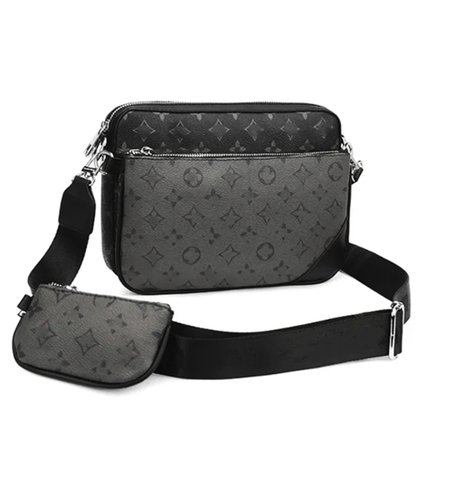 5A Men Designer Bags Man Messenger Shoulder Bag Crossbody Purse Travel Outdoor Packs Male Luxurys bags Casual Cross Body book bag Men Fashion black embossing