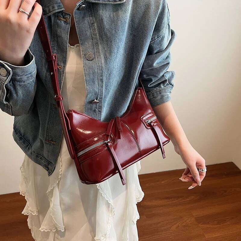 Elegant Women Fashion Leather Luxury Designer Classic Tote Shoulder Crossbody Bag Handbag For Everyday Urban Outings XJ260311