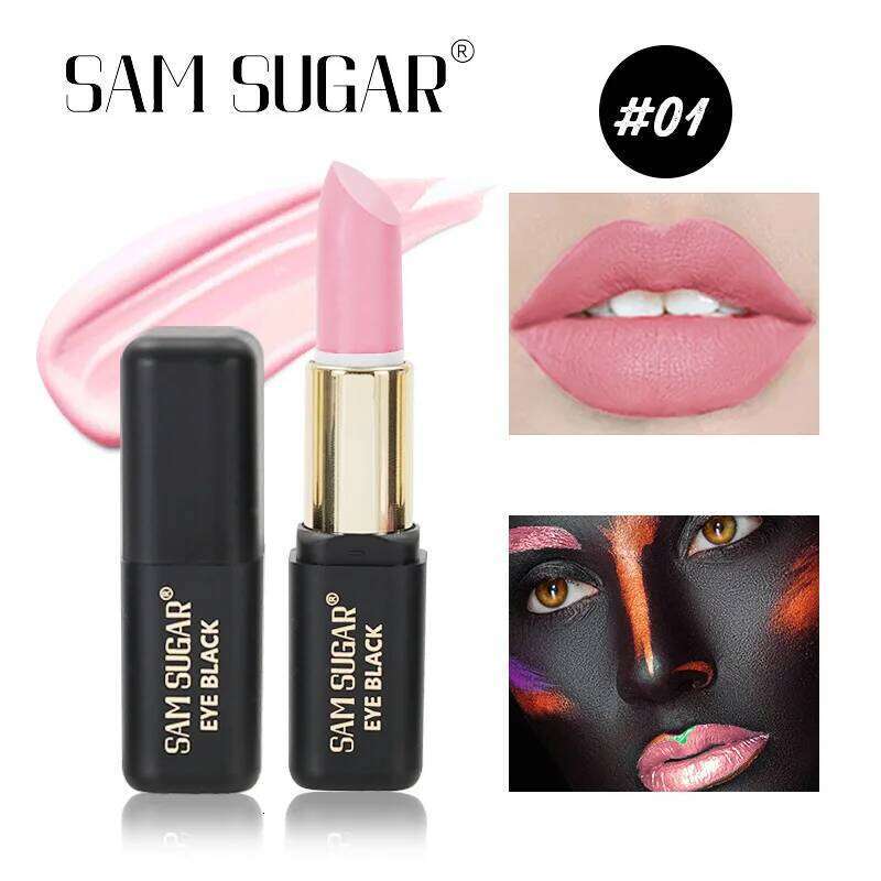 Halloween lipstick dark matte waterproof long-lasting non-stick cup olive green white lip glaze W260311
